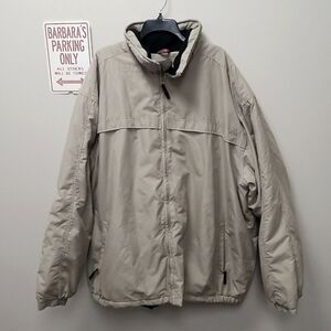 HARBOR BAY MENS TAN JACKET/COAT BIG AND TALL SZ 4 XLARGE TALL